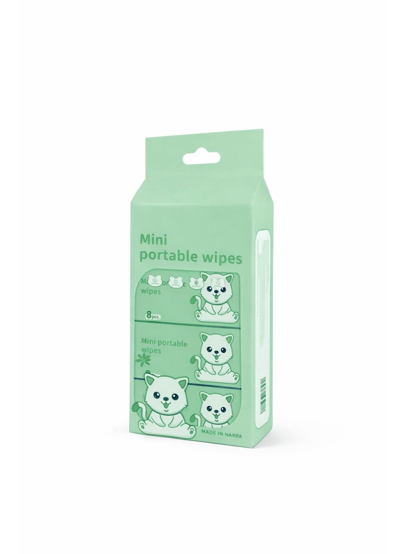Soft Mini Wet Wipes for Hands & Mouth – Fragrance Free – Daily Use - Image 1